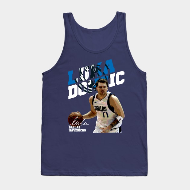 Luka Doncic Tank Top by 10thstreet